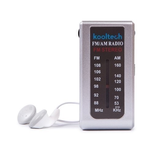 RADIO KOOLTECH CPR138 PLATA + AURICULARES